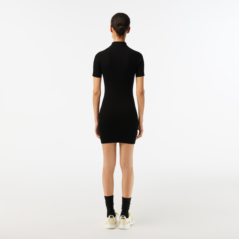 VESTIDO POLO FEMININO LACOSTE EM MALHA