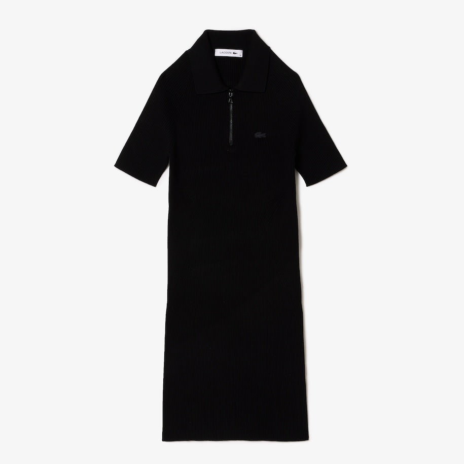 VESTIDO POLO FEMININO LACOSTE EM MALHA