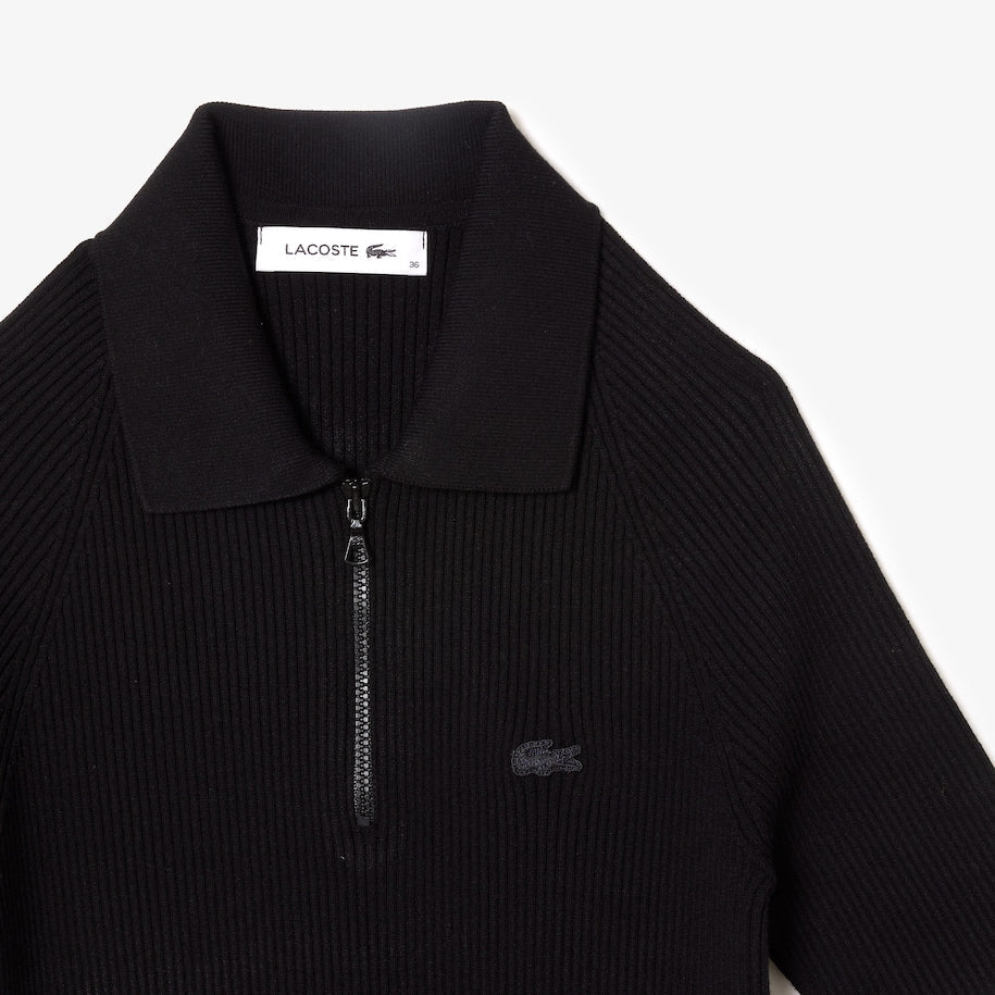 VESTIDO POLO FEMININO LACOSTE EM MALHA