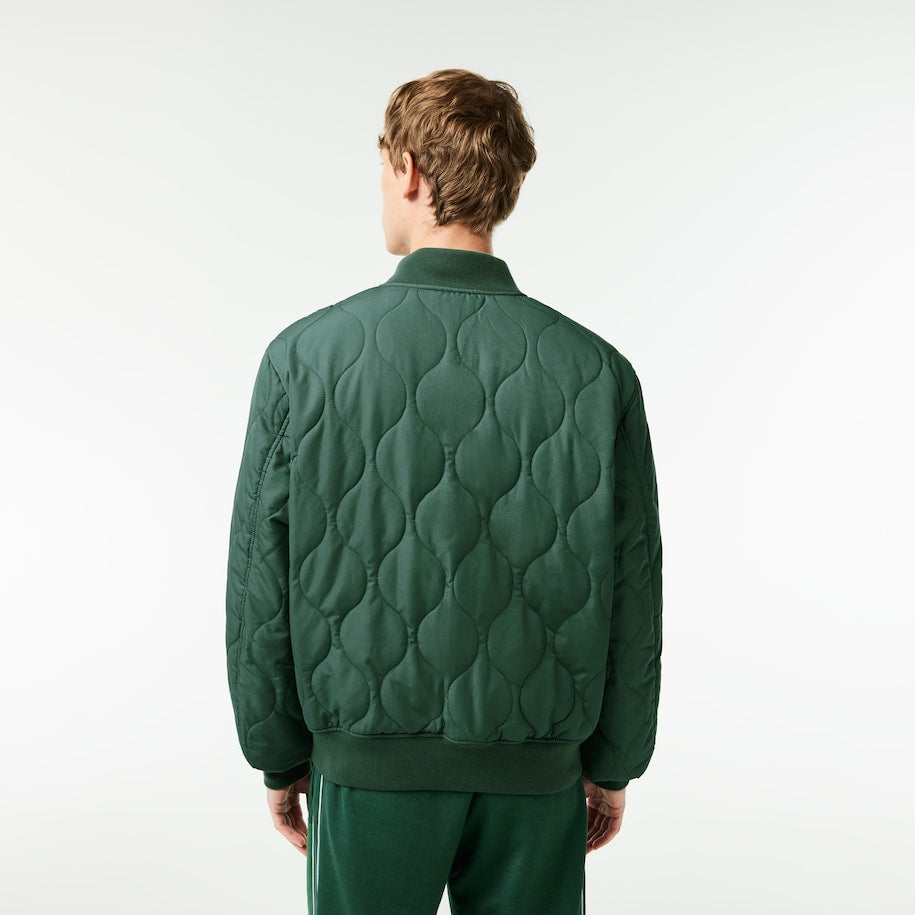 JAQUETA BOMBER MASCULINA EM TAFETÁ ACOLCHOADO REVERSÍVEL