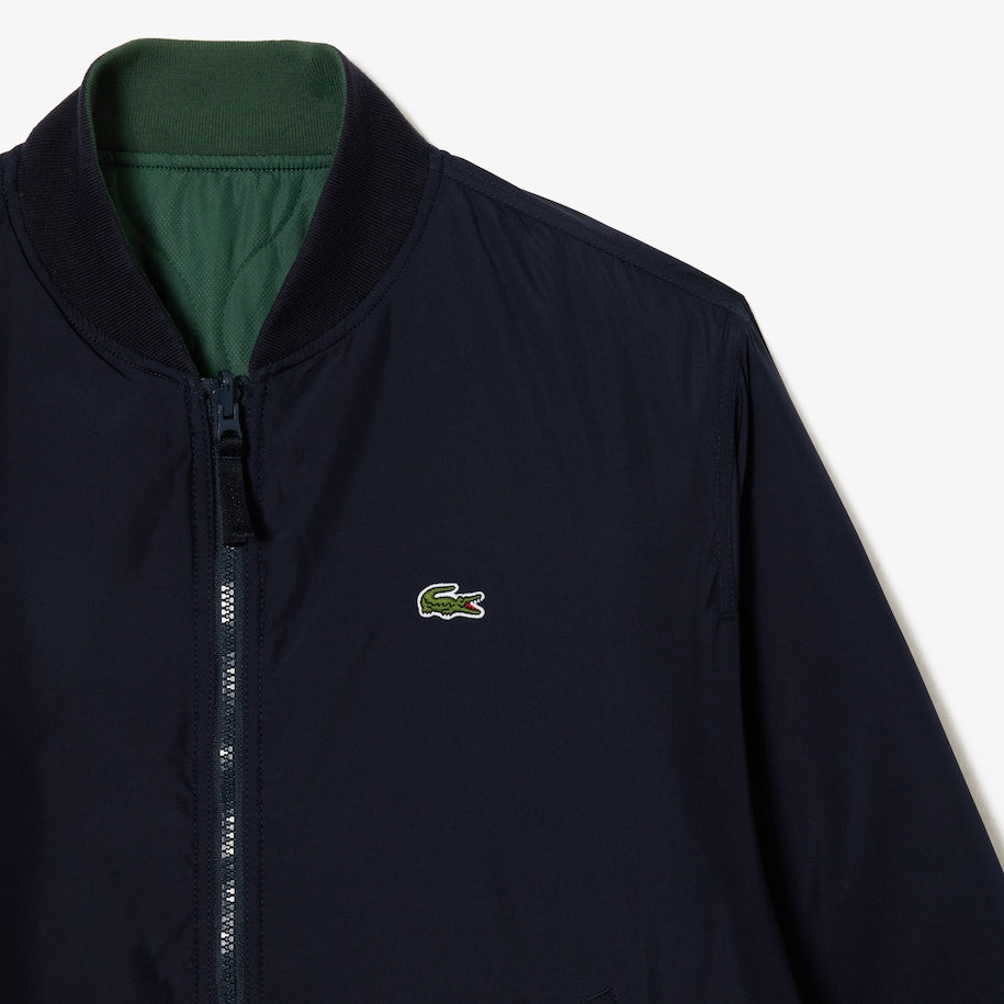JAQUETA BOMBER MASCULINA EM TAFETÁ ACOLCHOADO REVERSÍVEL