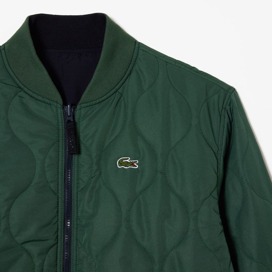 JAQUETA BOMBER MASCULINA EM TAFETÁ ACOLCHOADO REVERSÍVEL