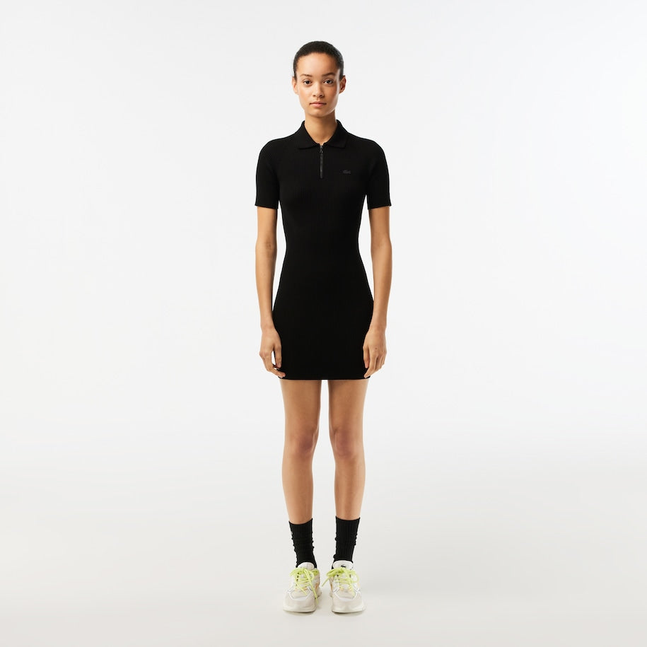 VESTIDO POLO FEMININO LACOSTE EM MALHA