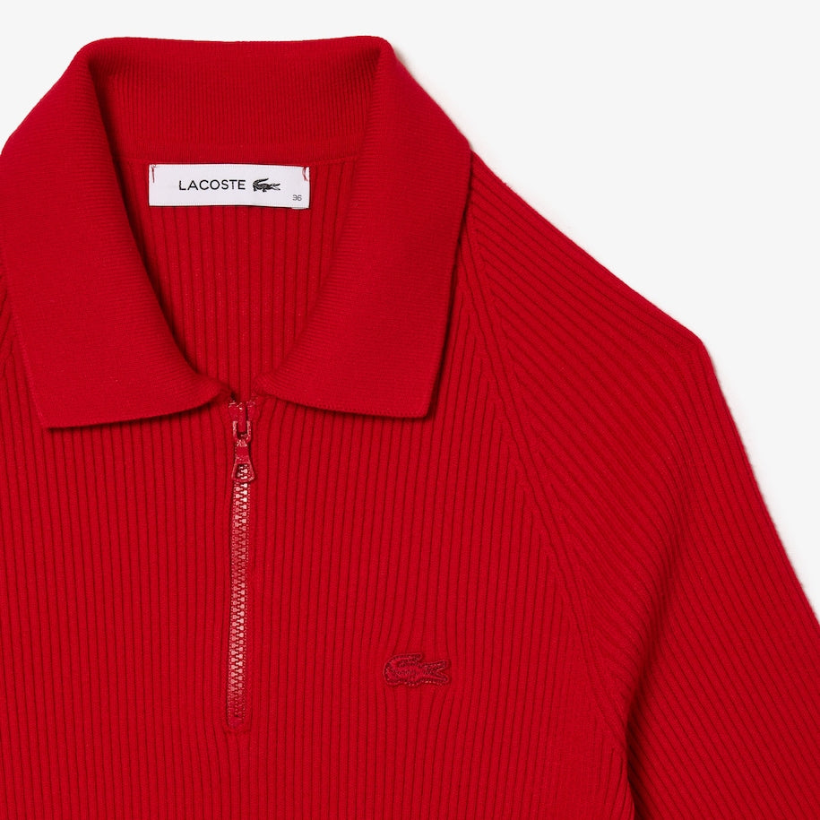 VESTIDO POLO FEMININO LACOSTE EM MALHA