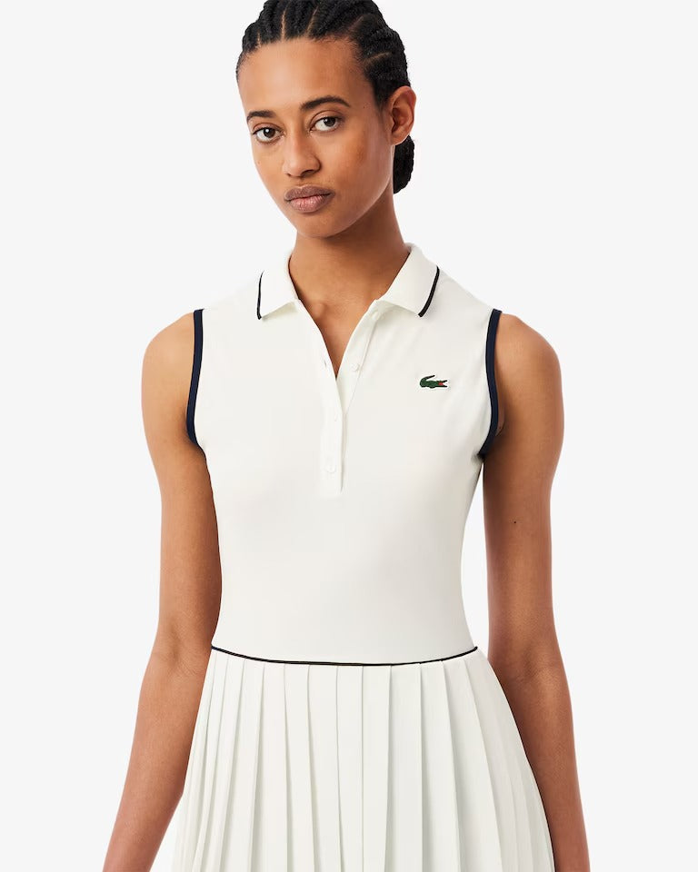 Vestido Feminino Curto com Saia Plissada e Shorts Avulso Sport