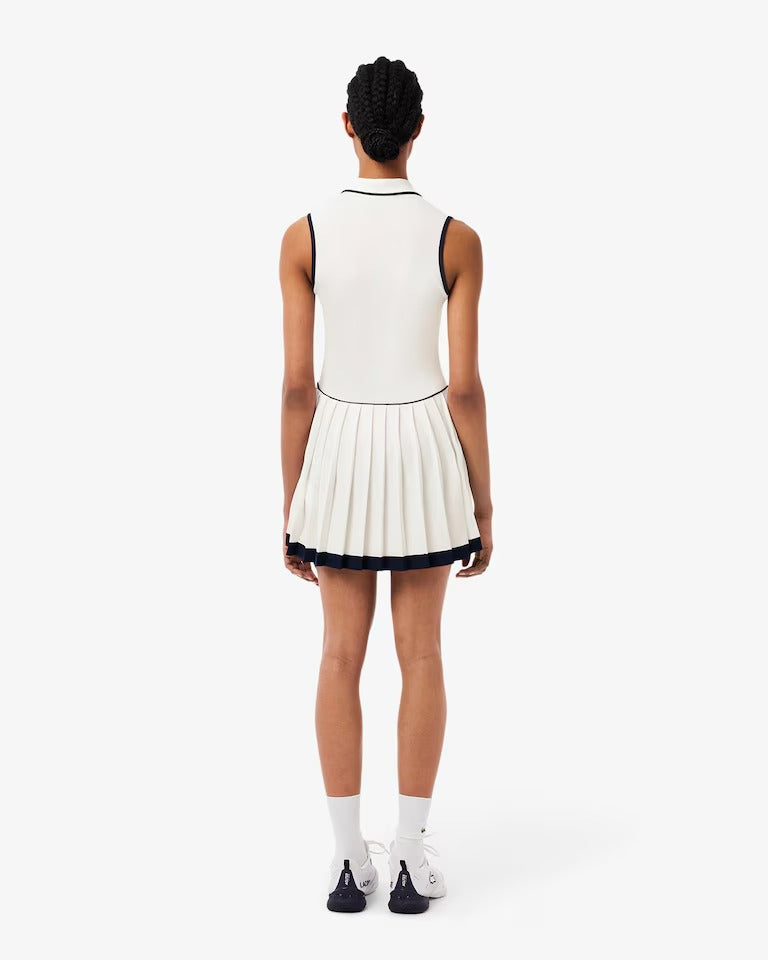 Vestido Feminino Curto com Saia Plissada e Shorts Avulso Sport