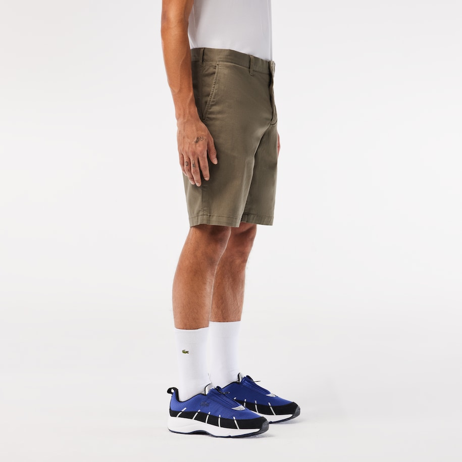 BERMUDA MASCULINA SLIM FIT EM ALGODÃO COM STRETCH