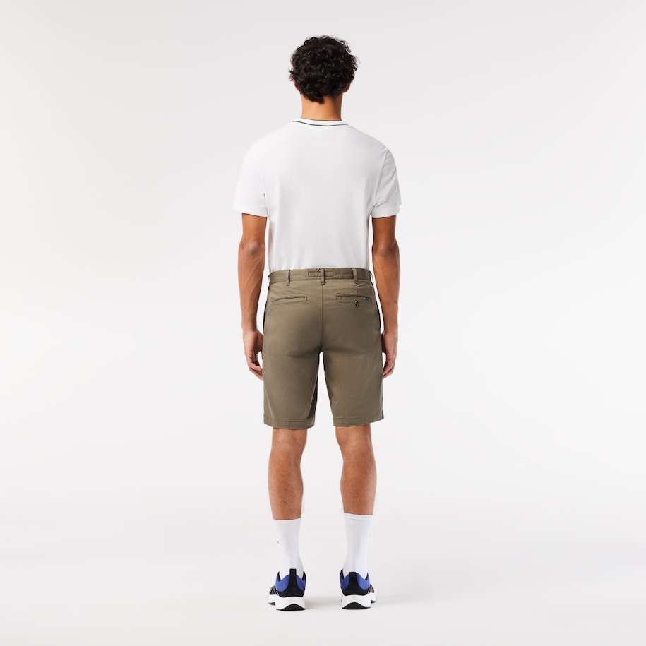 BERMUDA MASCULINA SLIM FIT EM ALGODÃO COM STRETCH