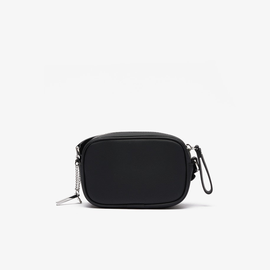 BOLSA TRANSVERSAL PEQUENA DE LONA REVESTIDA PARA O DIA A DIA