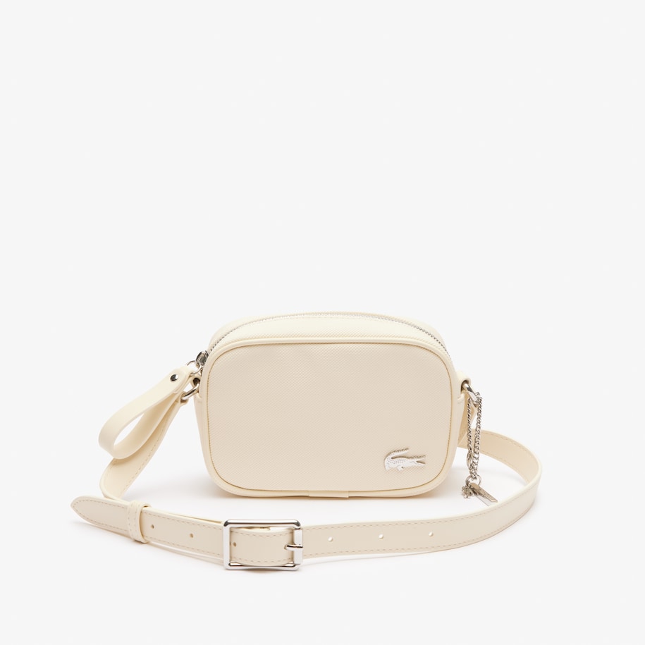 BOLSA TRANSVERSAL PEQUENA DE LONA REVESTIDA PARA O DIA A DIA