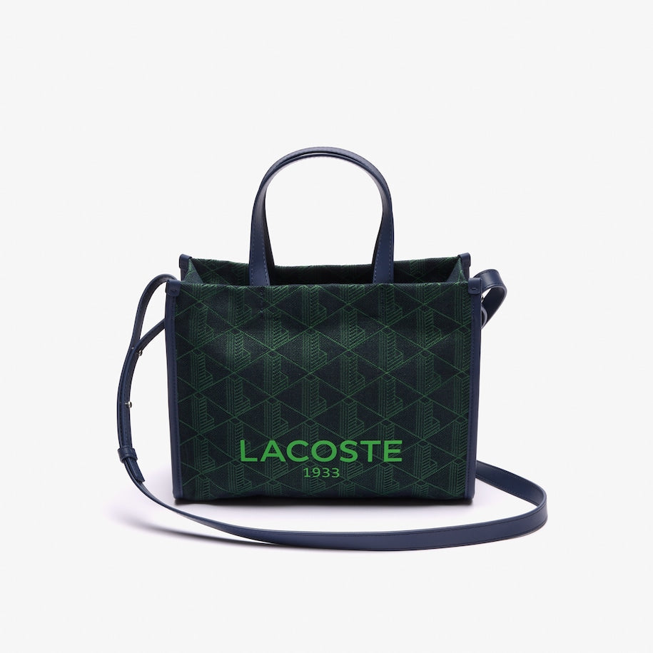 BOLSA FEMININA PEQUENA TOTE HERITAGE JACQUARD