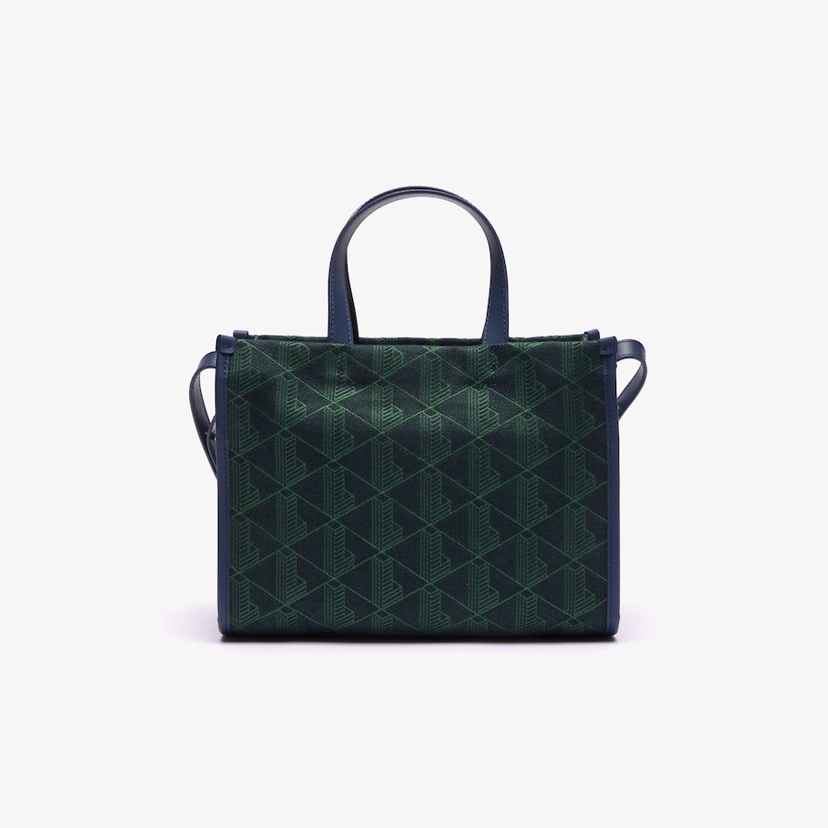 BOLSA FEMININA PEQUENA TOTE HERITAGE JACQUARD