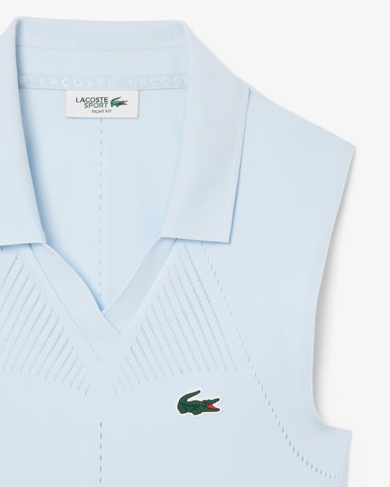 Camisa Polo Feminina sem Mangas com Modelagem Ajustada Sport