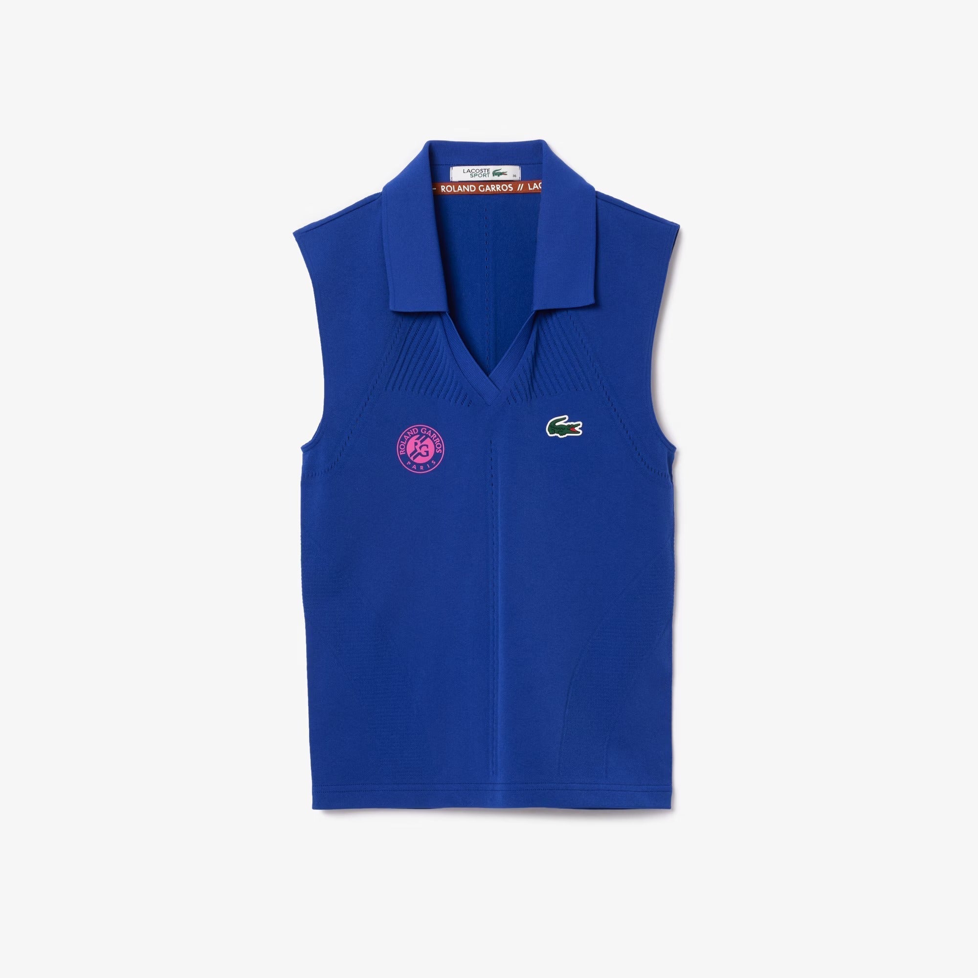 Camisa Polo Feminina sem Mangas com Modelagem Ajustada Sport