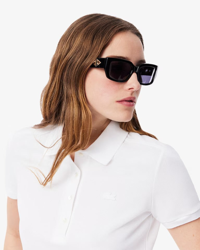 Polo L.12.D em Piqué de Algodão com Stretch e Modelagem Ajustada