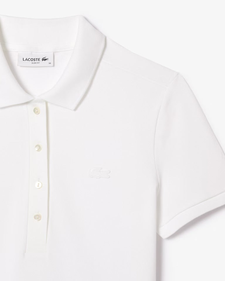 Polo L.12.D em Piqué de Algodão com Stretch e Modelagem Ajustada