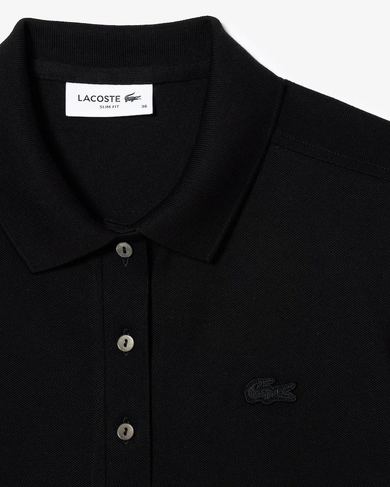 Polo L.12.D em Piqué de Algodão com Stretch e Modelagem Ajustada