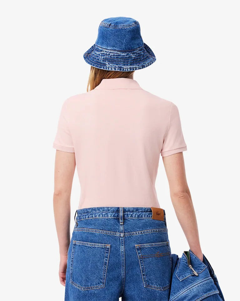 Polo L.12.D em Piqué de Algodão com Stretch e Modelagem Ajustada