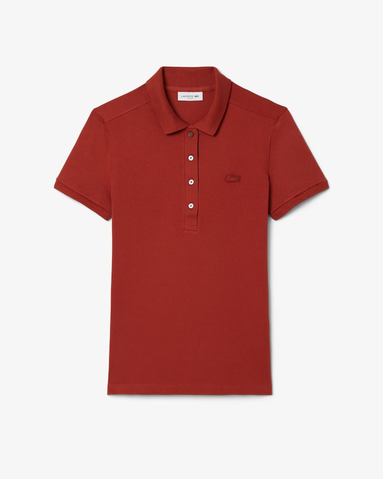 Polo L.12.D em Piqué de Algodão com Stretch e Modelagem Ajustada