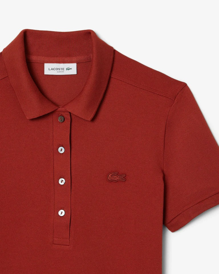 Polo L.12.D em Piqué de Algodão com Stretch e Modelagem Ajustada