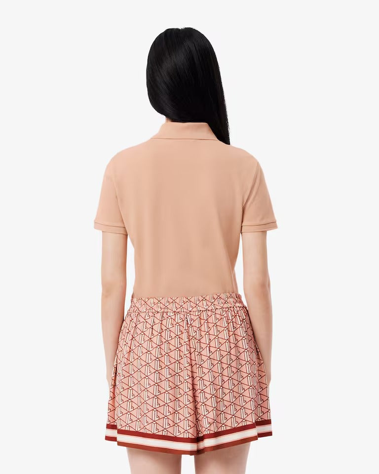 Polo L.12.D em Piqué de Algodão com Stretch e Modelagem Ajustada