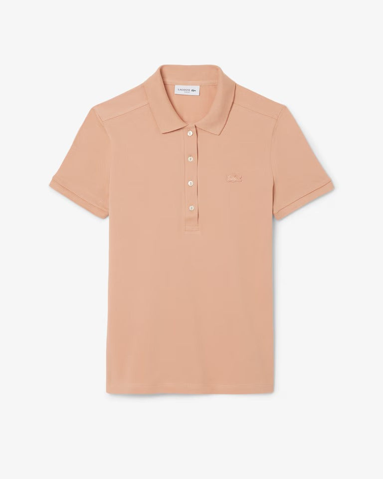 Polo L.12.D em Piqué de Algodão com Stretch e Modelagem Ajustada