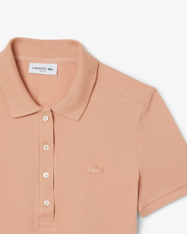 Polo L.12.D em Piqué de Algodão com Stretch e Modelagem Ajustada
