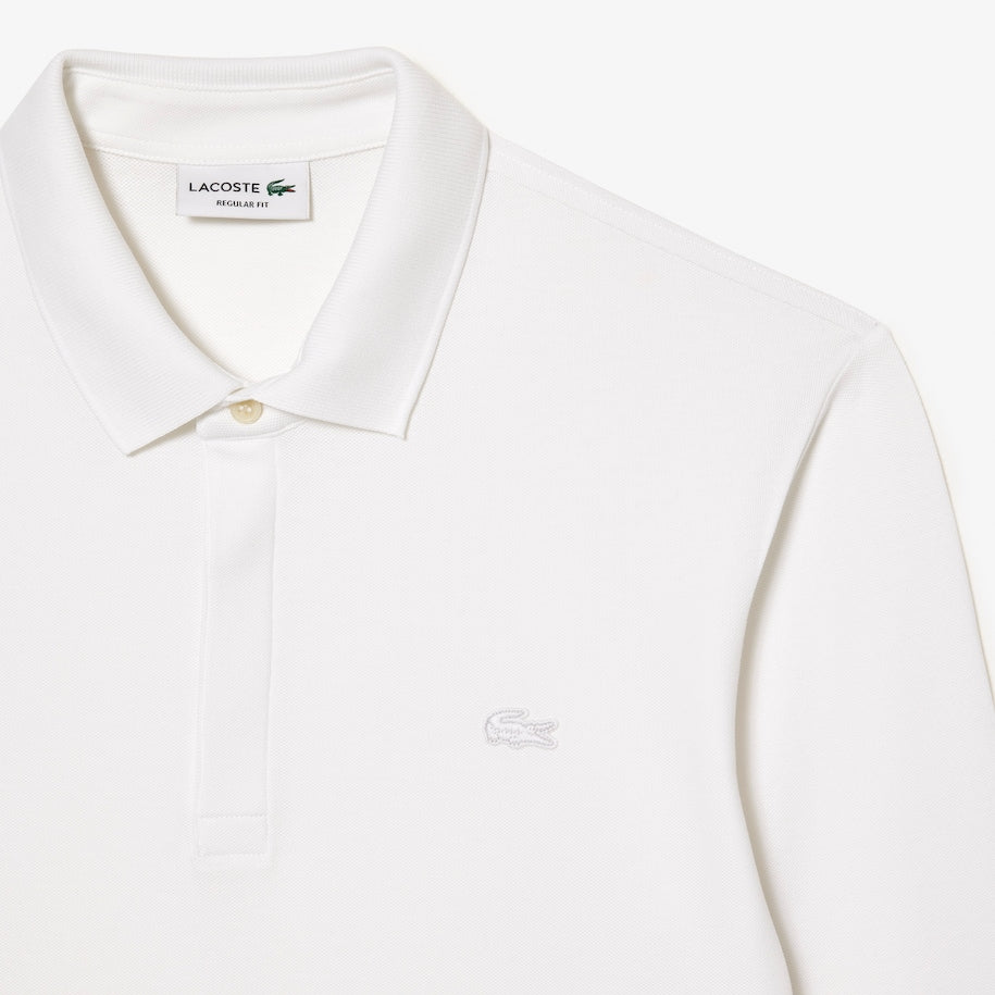 POLO MASCULINA PARIS MANGA LONGA EM ALGODÃO PIQUÉ COM STRETCH