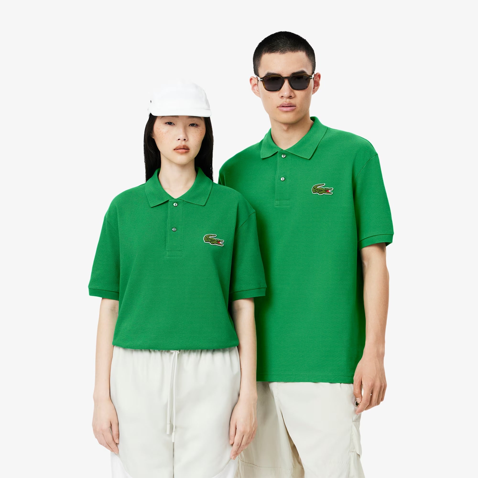 Polo Original L.12.12 com emblema e Modelagem Solta