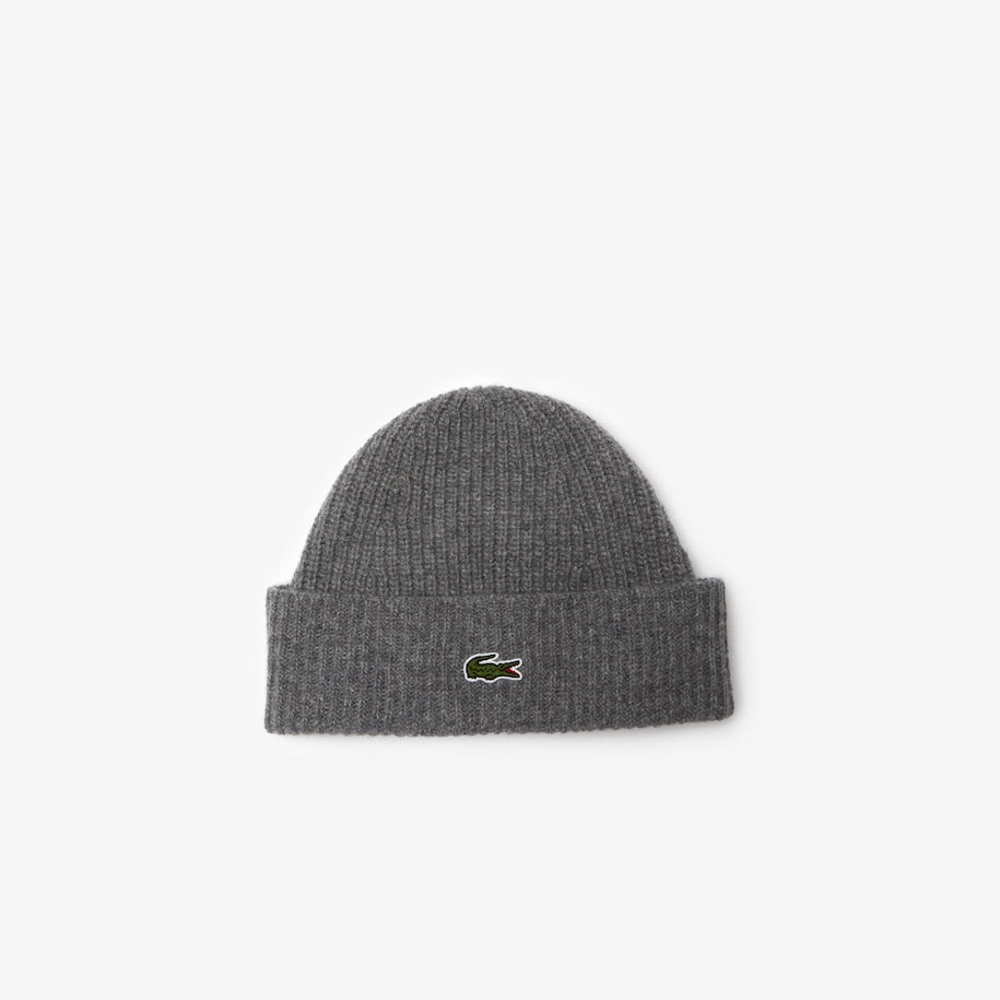 GORRO UNISSEX LACOSTE EM RIBANA DE LÃ