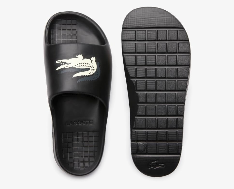 Chinelo Masculino Lacoste Serve Slide 2.0