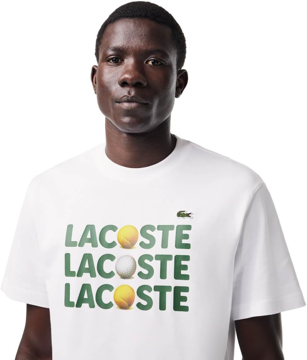 Lacoste mens Classic TH7370 T-SHIRTS