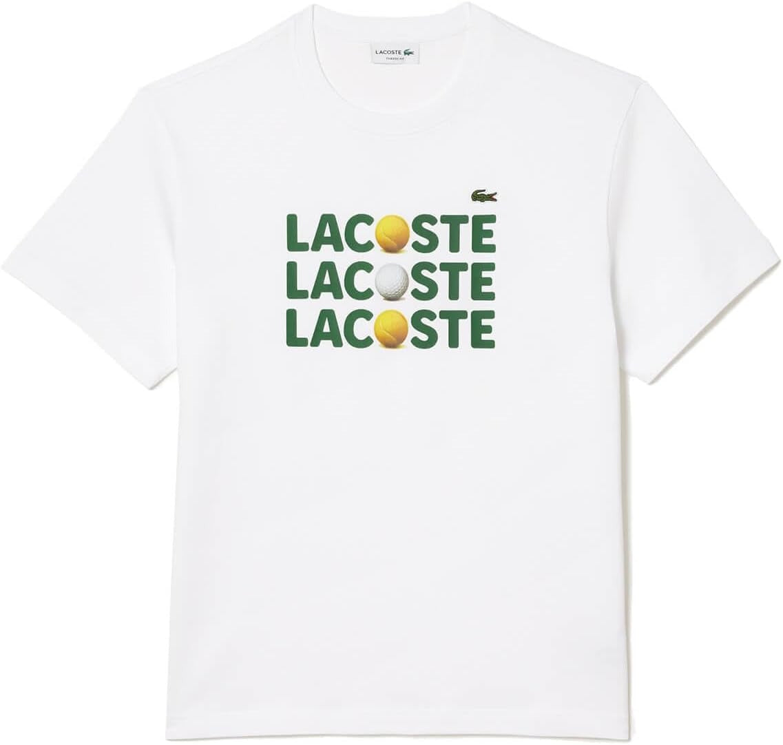 Lacoste mens Classic TH7370 T-SHIRTS