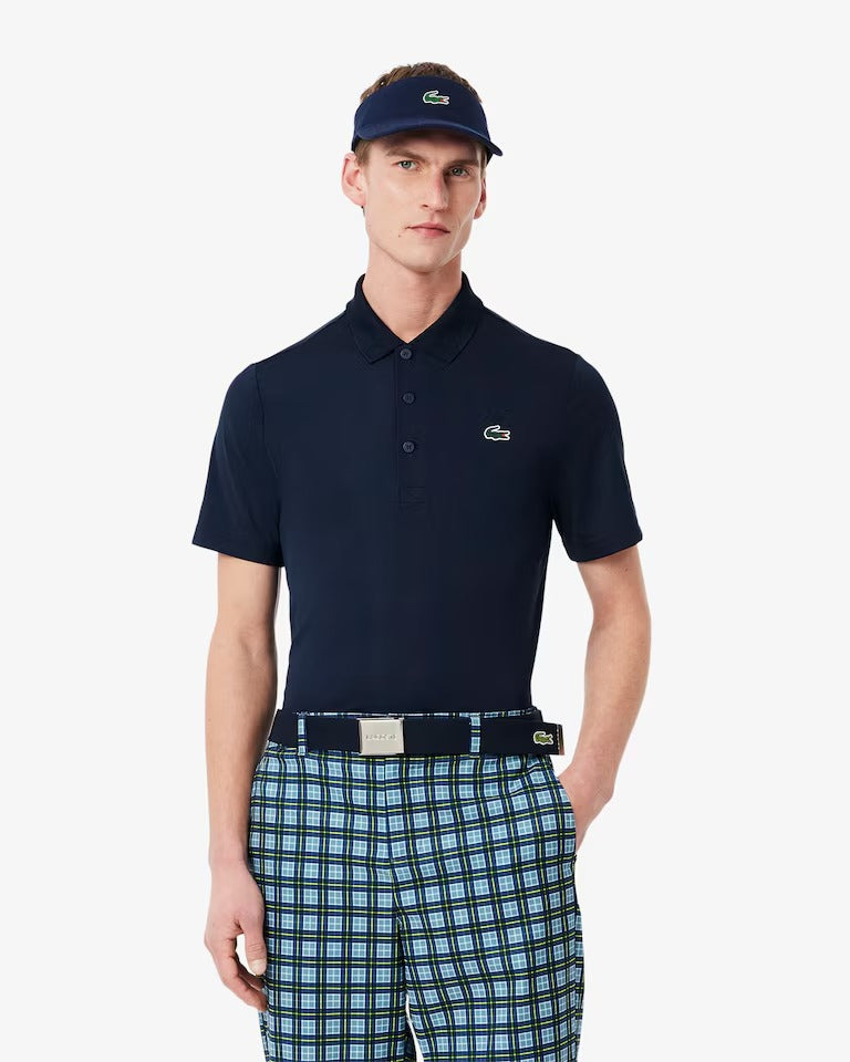 Camisa Polo Masculina Manga Curta de Jersey em Modelagem Regular
