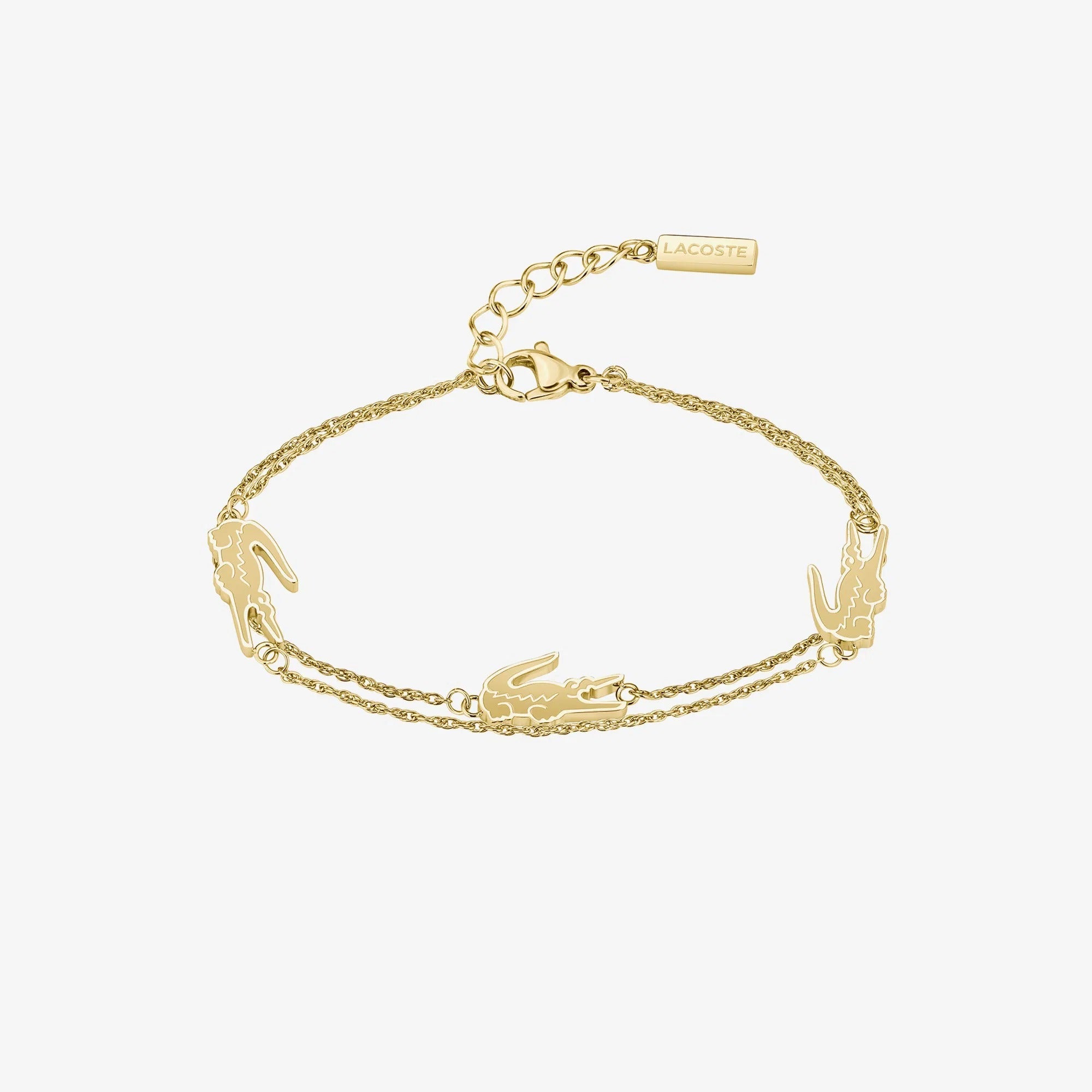 Pulseira de corrente de crocodilo