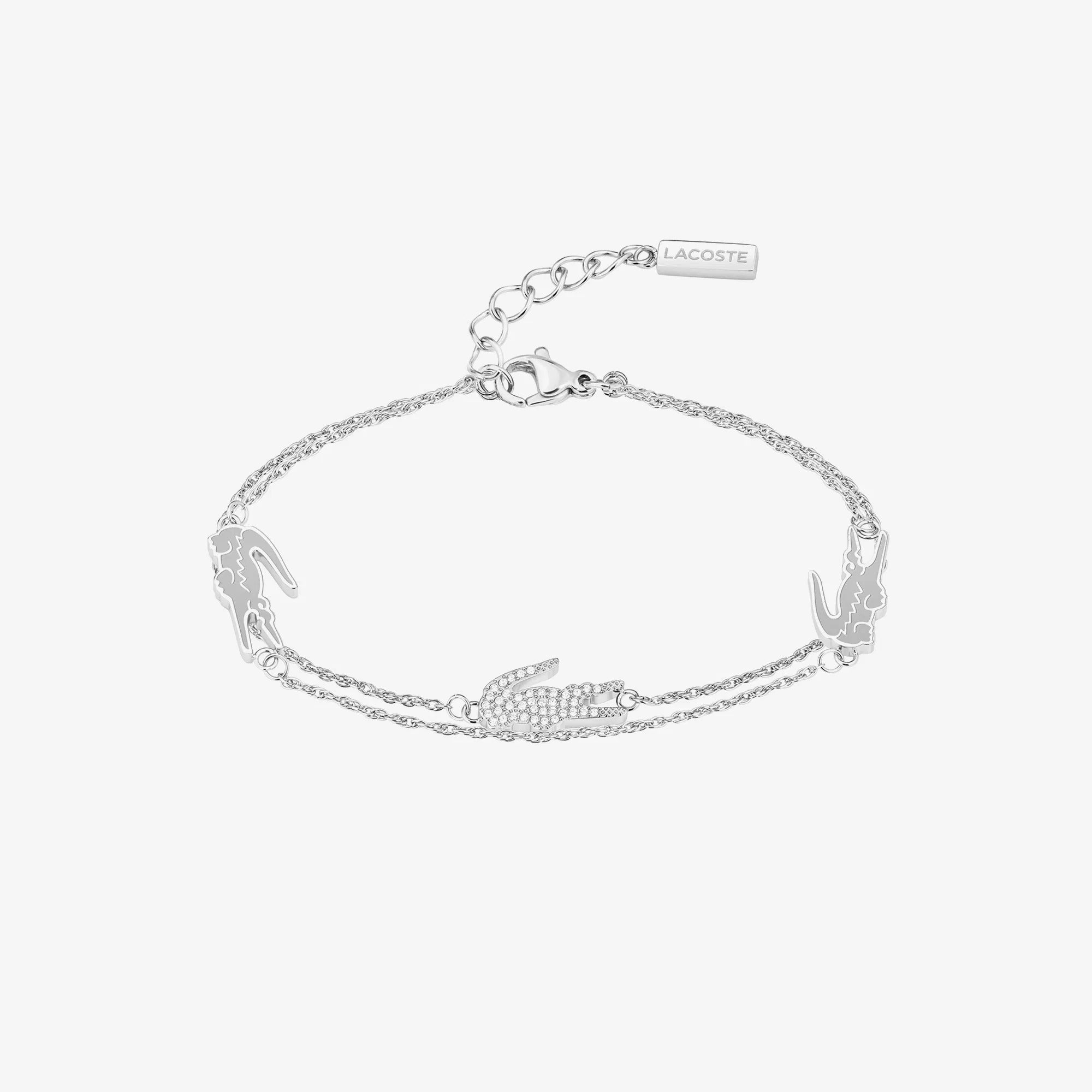Pulseira Crocodilo Prata