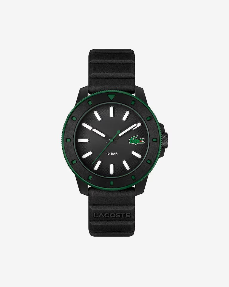 Relógio Masculino de Borracha Preto