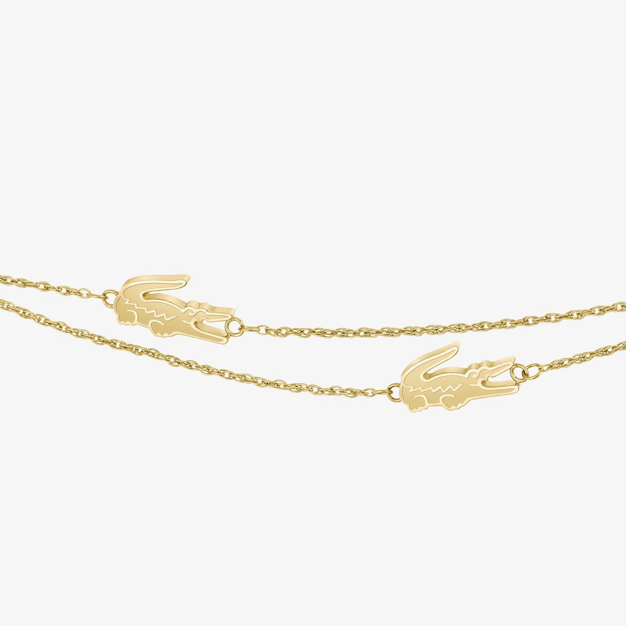 Pulseira de corrente de crocodilo