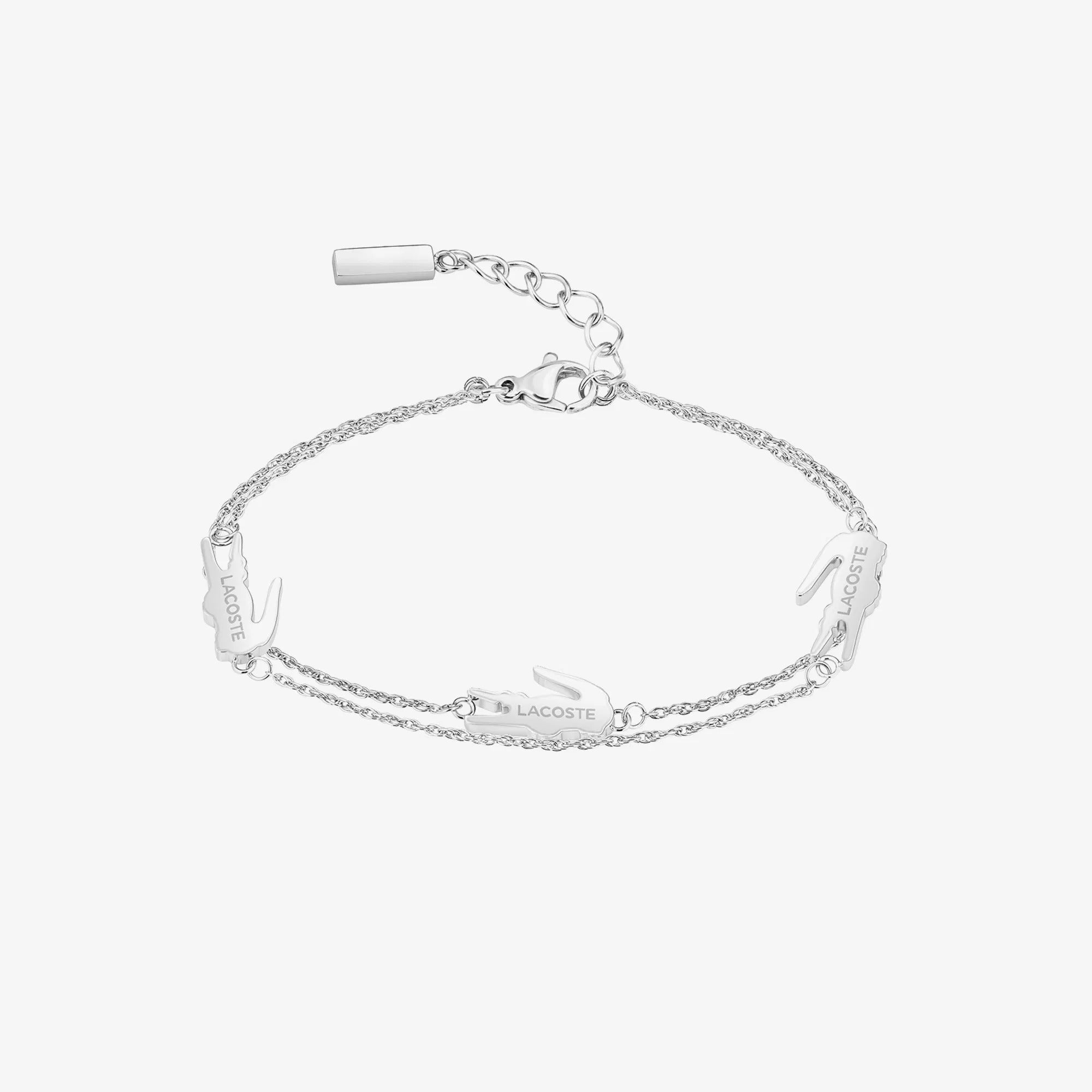 Pulseira Crocodilo Prata