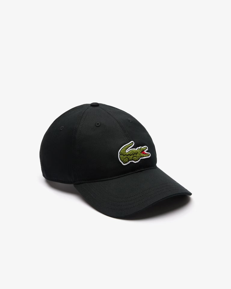 Boné de Sarja com Insígnia de Crocodilo.