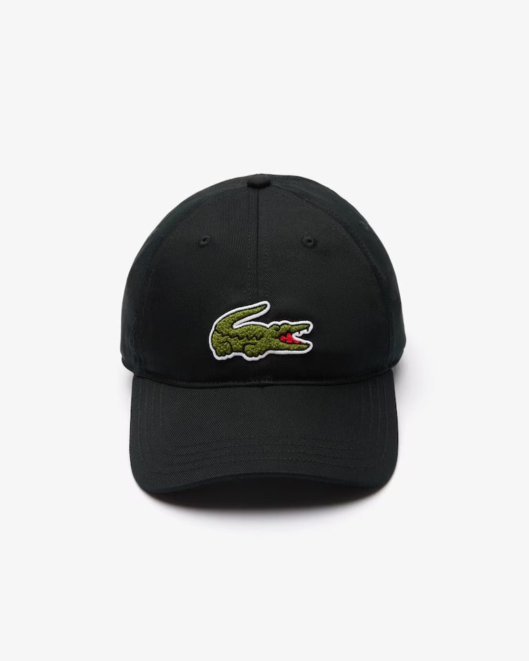 Boné de Sarja com Insígnia de Crocodilo.