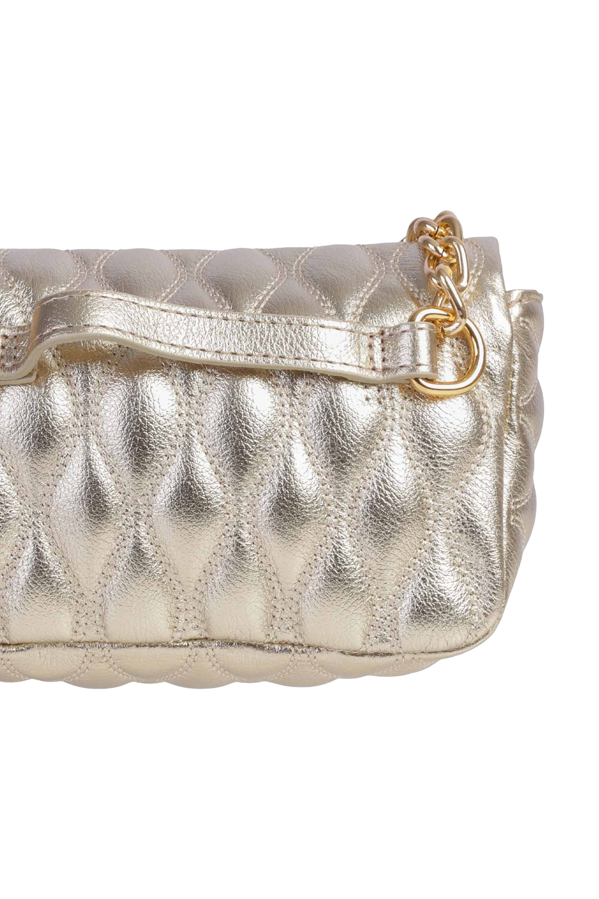 BOLSA PEQUENA CROSSBODY DOURADA